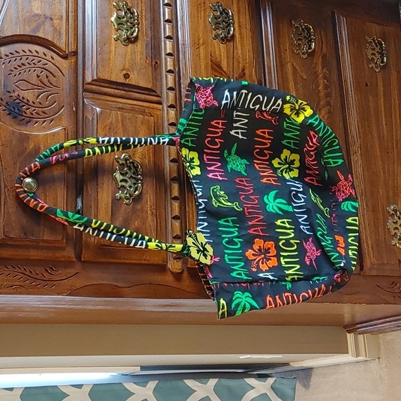 Colourful Neon Antigua Beach/Tote Bag - Picture 1 of 12